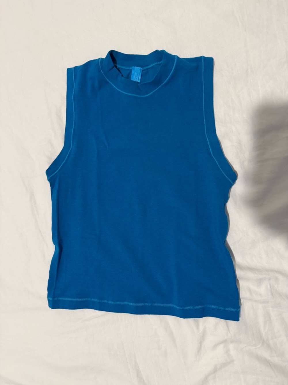 SKIMS Blue Sleeveless Tank Top M